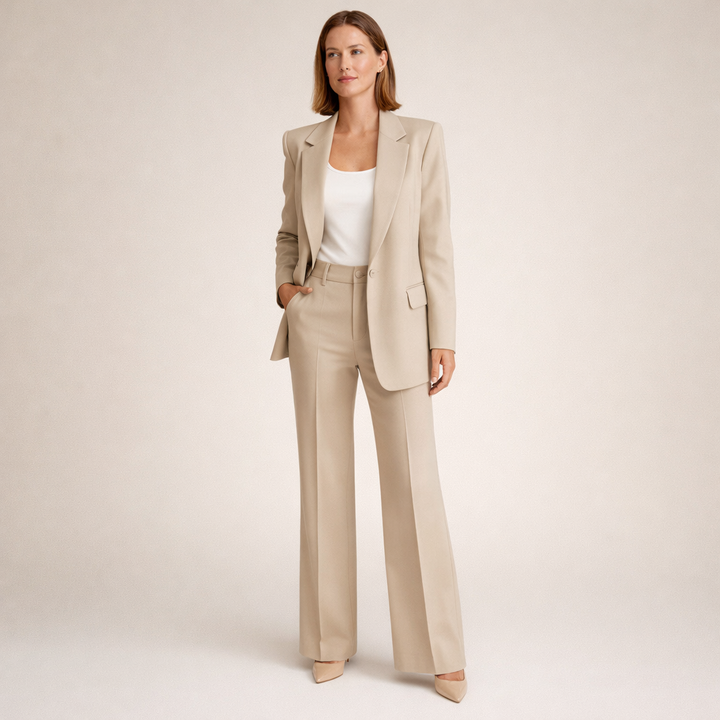 Della - Traje sastre estructurado de pantalón