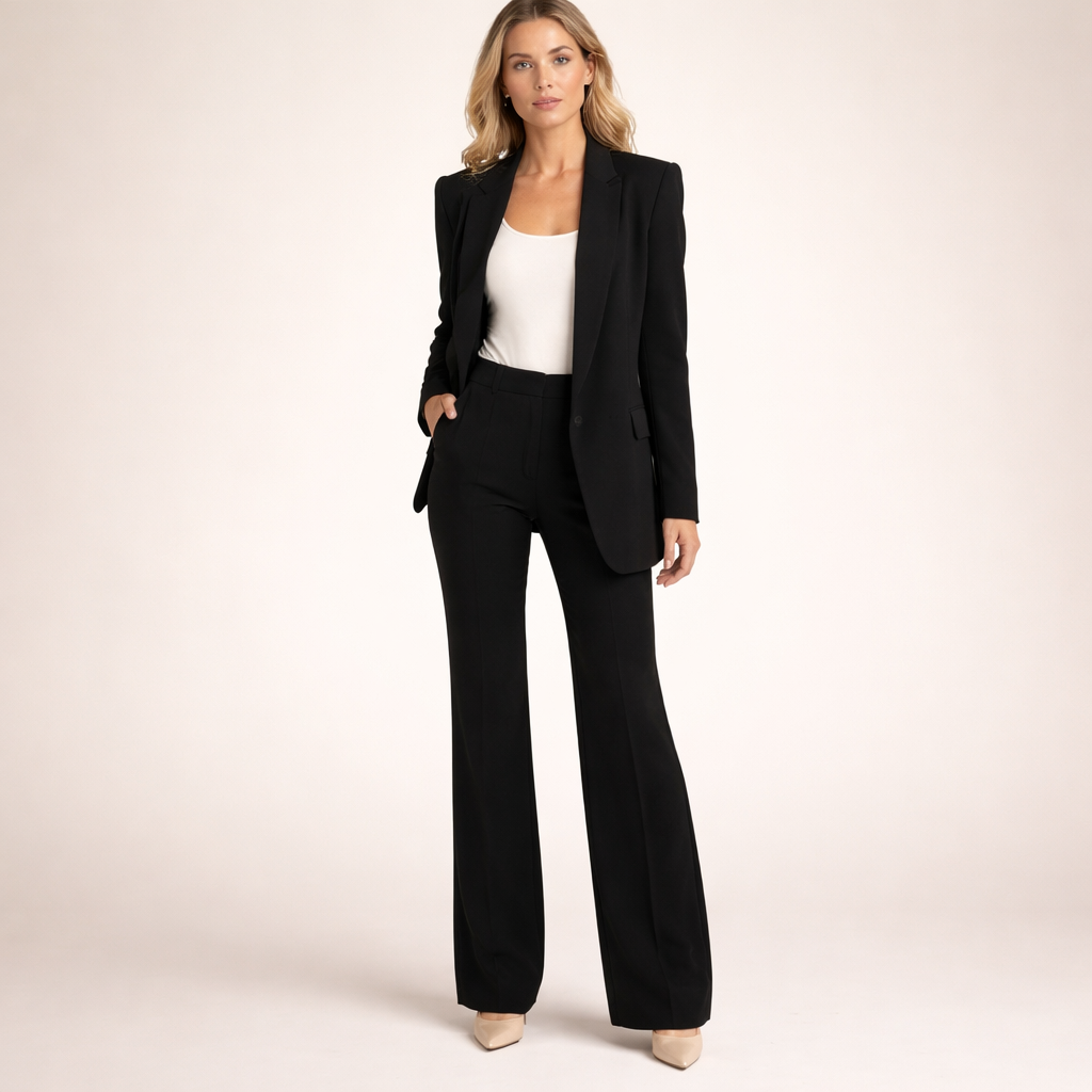 Della - Traje sastre estructurado de pantalón