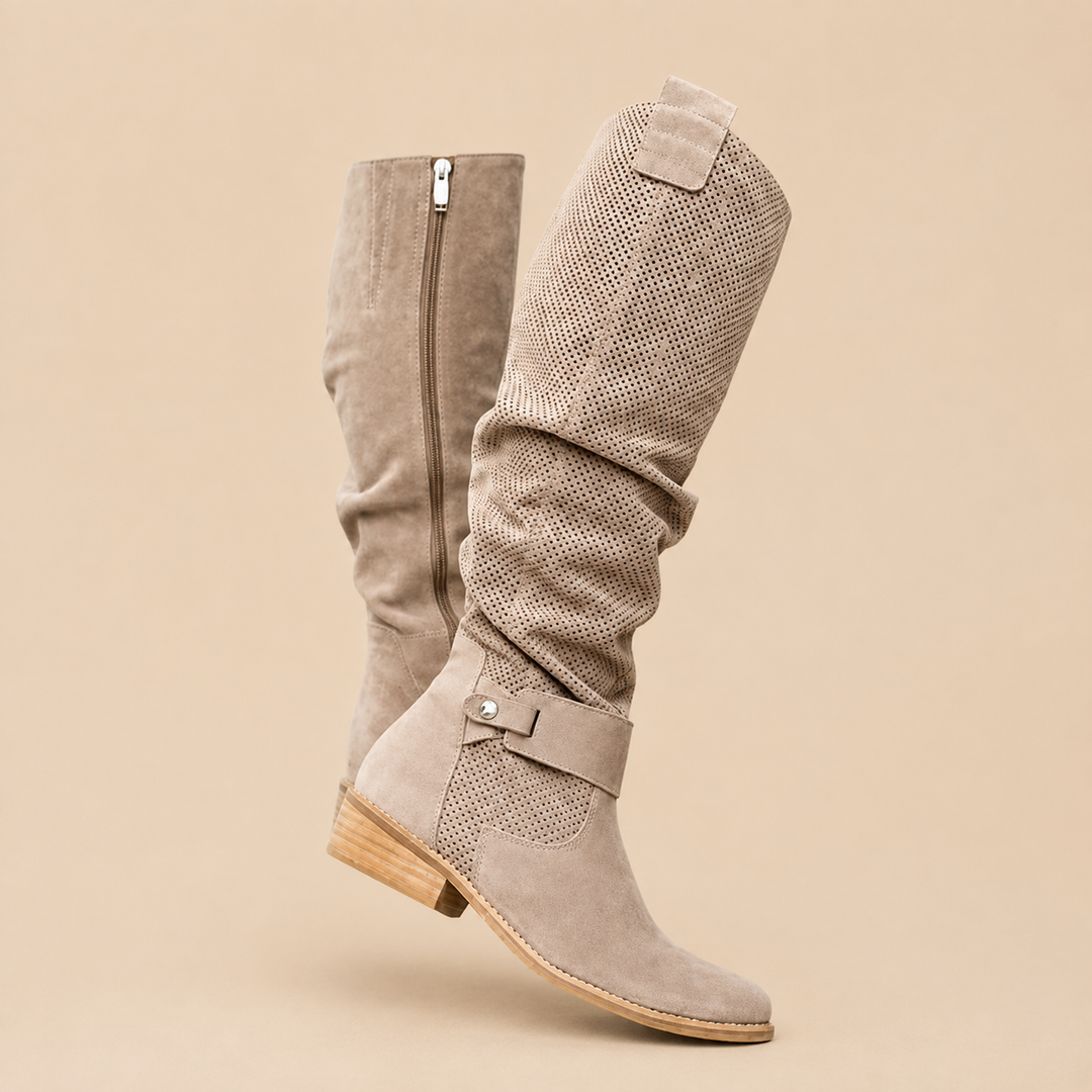 Amira - Botines estilo western acolchados