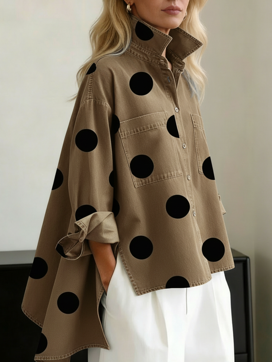 Kelsey - Blusa bordada, suave al tacto