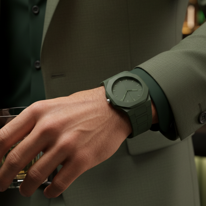 Nevrick - Reloj octagonal sigiloso