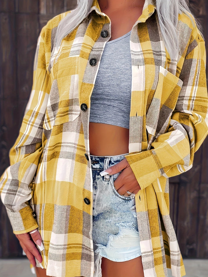 Annora - Sobrecamisa de cuadros casual