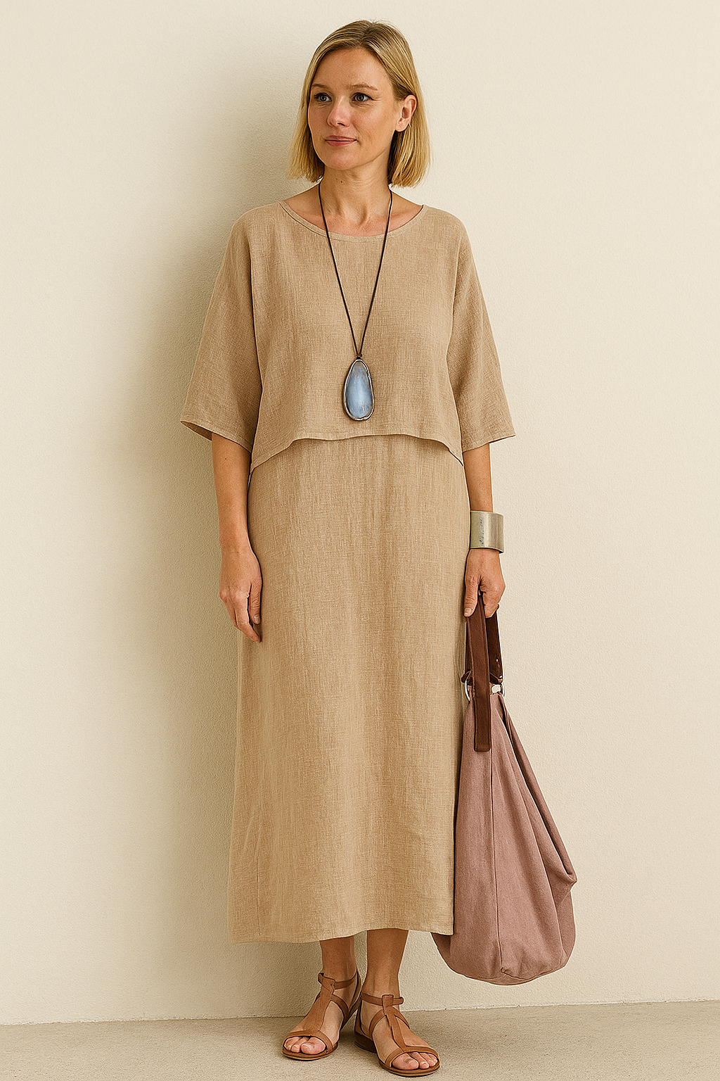 Bethel - Conjunto de dos piezas casual elegante