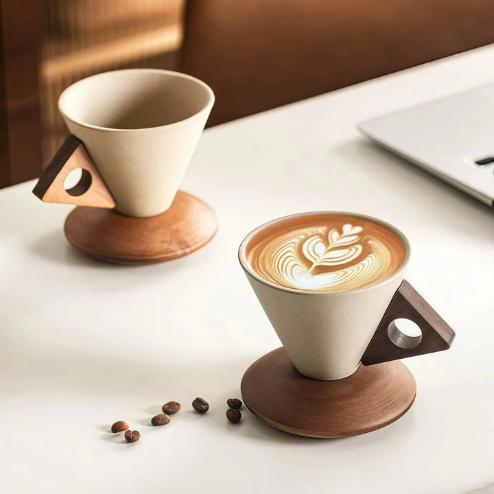Mabel - Taza de café cónica premium