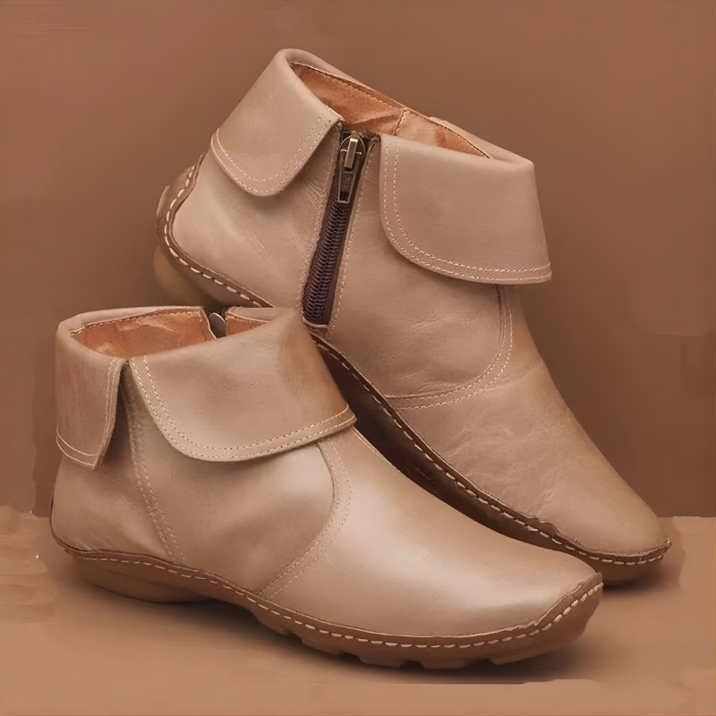 Winona - Botines de piel con vuelta