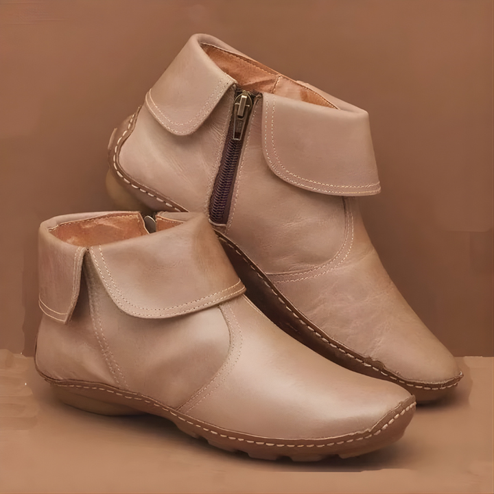 Winona - Botines de piel con vuelta