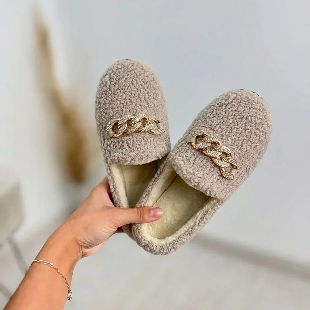 Elari - Pantuflas ergonómicas de felpa
