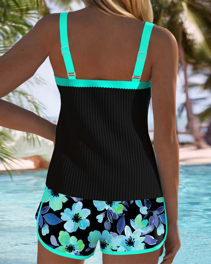 Orlira - Conjunto de tankini elegante de dos piezas