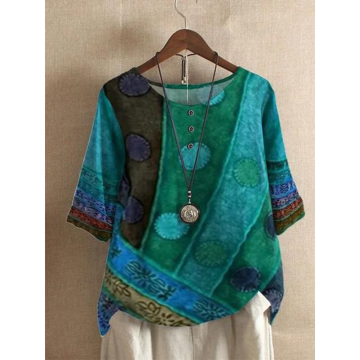 Taelyn - Blusa bohemia elegante y casual