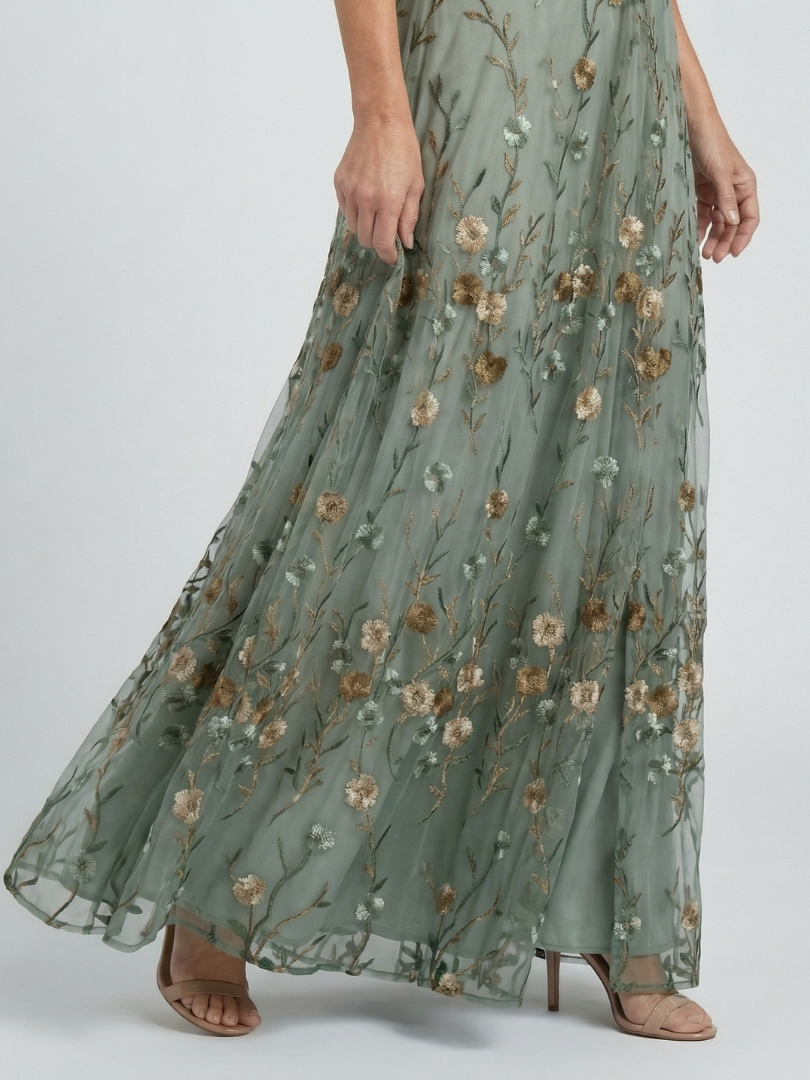 Liorisse - Vestido midi ligero con cuello halter