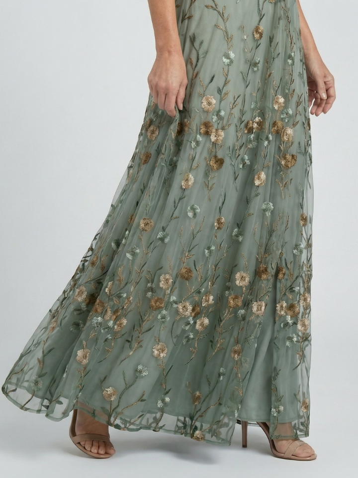 Liorisse - Vestido midi ligero con cuello halter