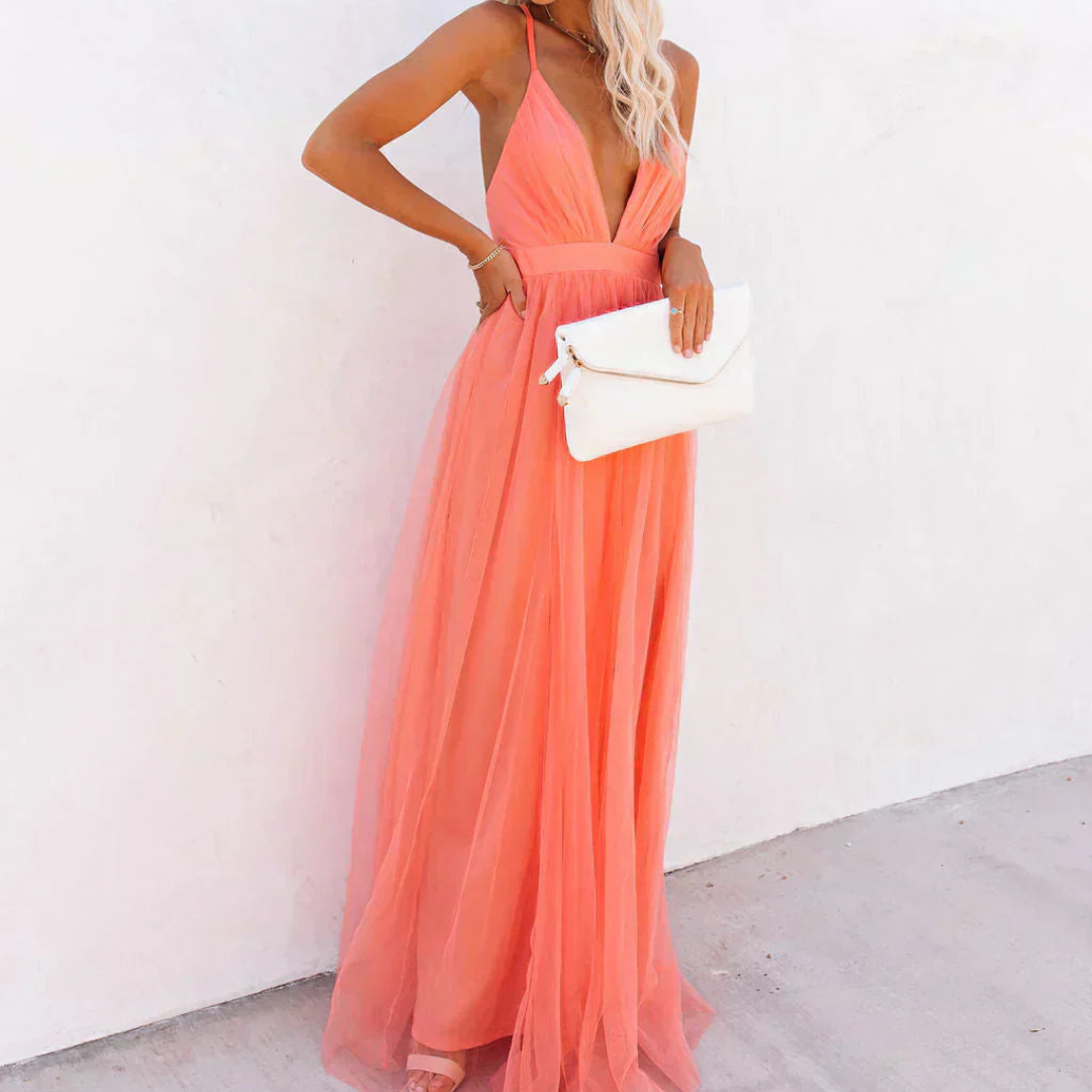 Floriane - Vestido maxi ligero