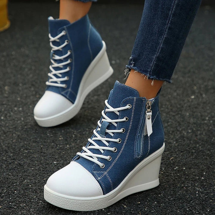 Harper - Zapatillas de plataforma esculpida