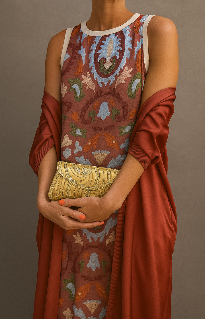 Arlisse - Conjunto premium de dos piezas: vestido y chaleco