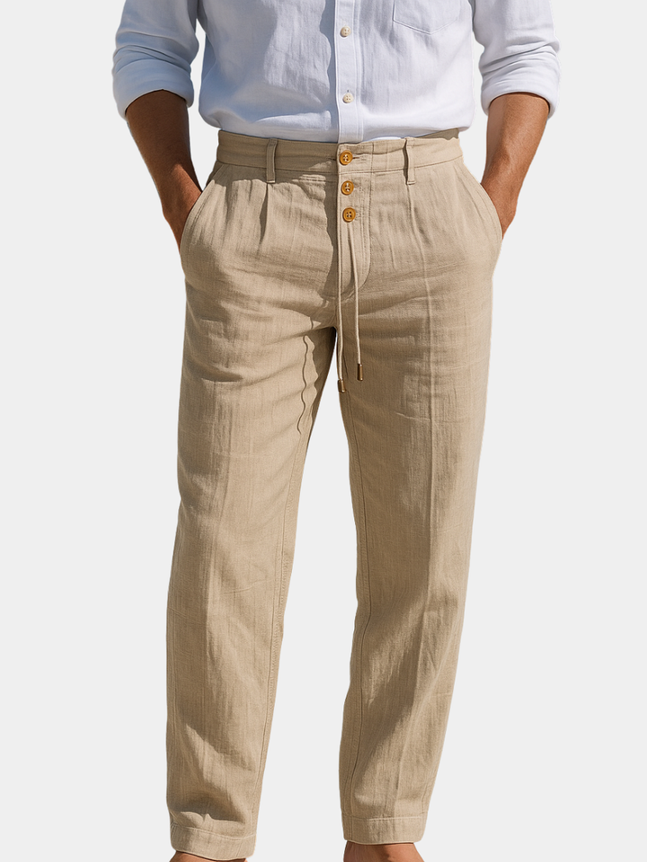 Kenneth - Pantalón ligero de lino