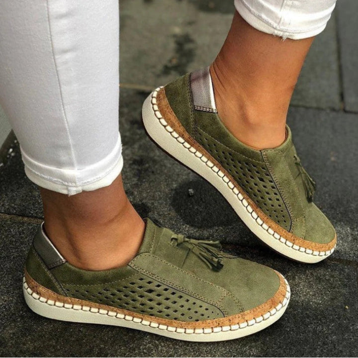 Veda - Zapatos sin cordones con plantilla acolchada