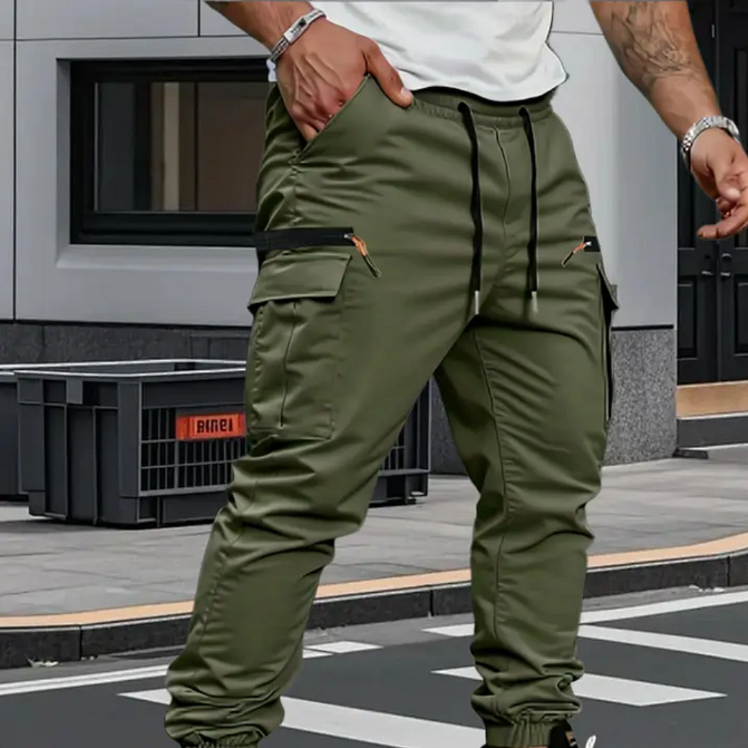 Aldric - Pantalón jogger cargo de alto rendimiento con stretch