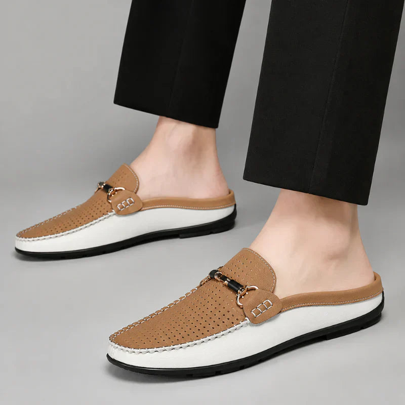 Corbett - Mocasines confort sin cordones con herraje