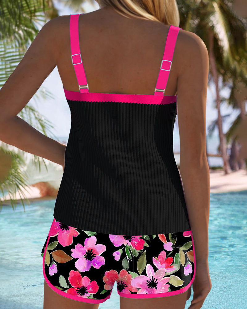 Orlira - Conjunto de tankini elegante de dos piezas