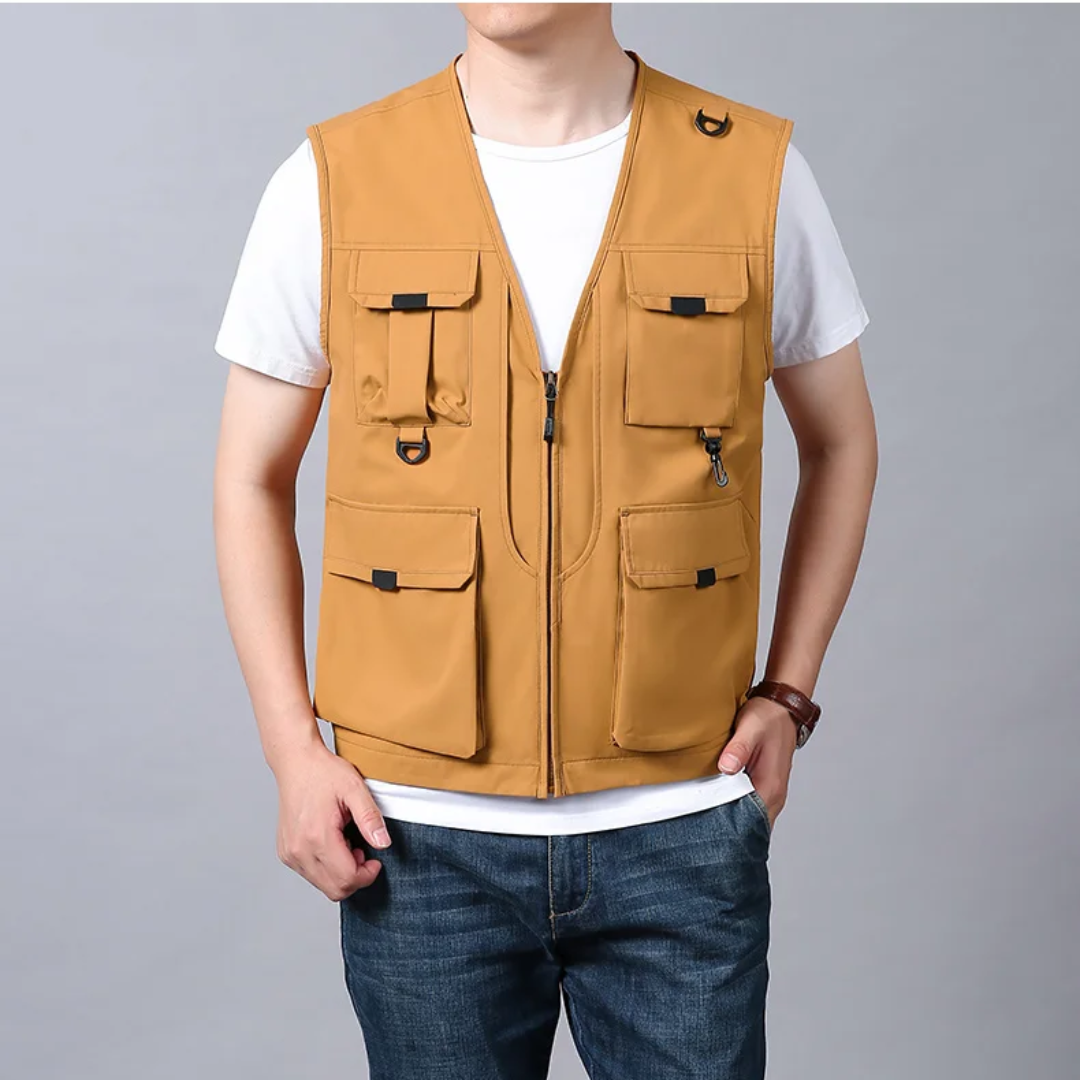 Kyler - Chaleco cargo informal y elegante