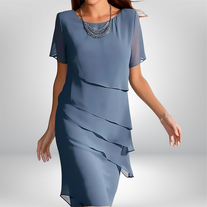 Raveira - Vestido drapeado de tacto suave