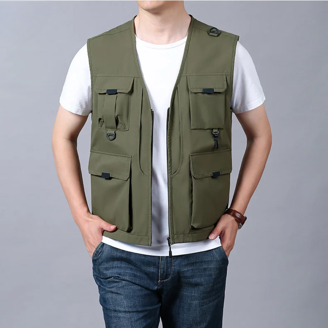 Kyler - Chaleco cargo informal y elegante
