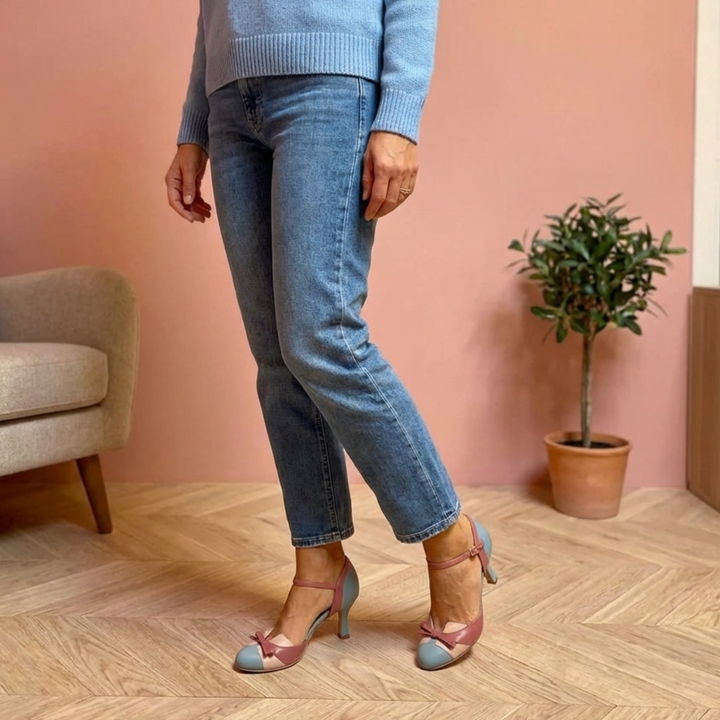 Jolie - Zapatos Mary Jane de tacón con soporte