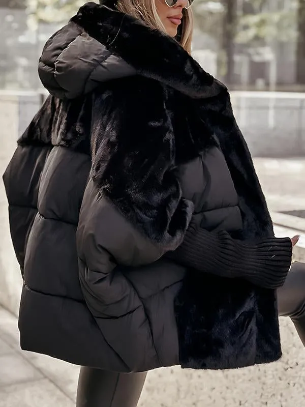 Audra - Chamarra de invierno acolchada con capucha