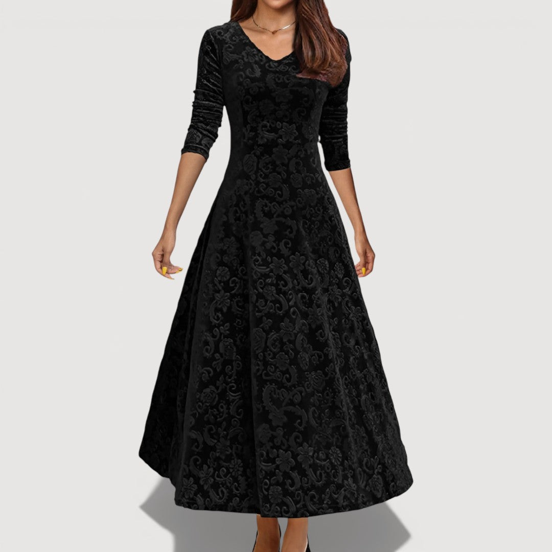 Orliya - Vestido de noche lujoso de tacto suave