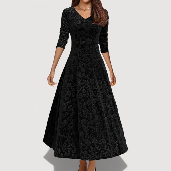 Orliya - Vestido de noche lujoso de tacto suave