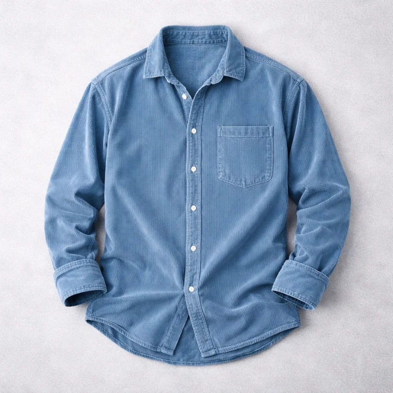 Hendrix - Camisa de pana abotonada