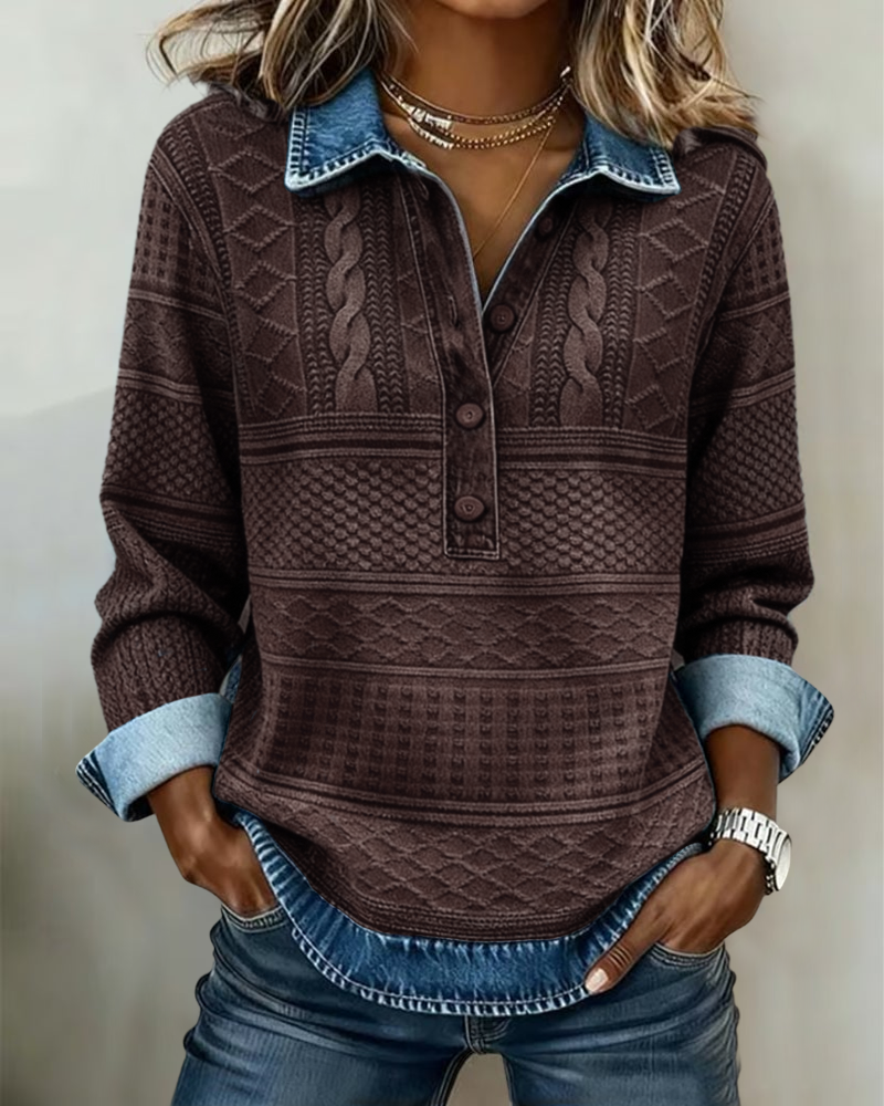 Orlissey - Camisa texturizada abotonada