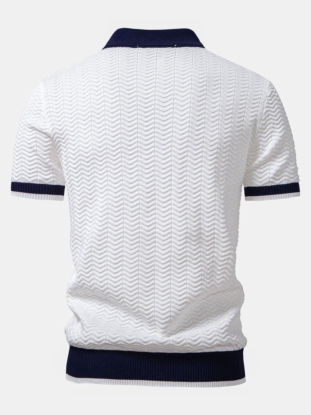 Arleno - Polo de punto texturizado con cuello en V