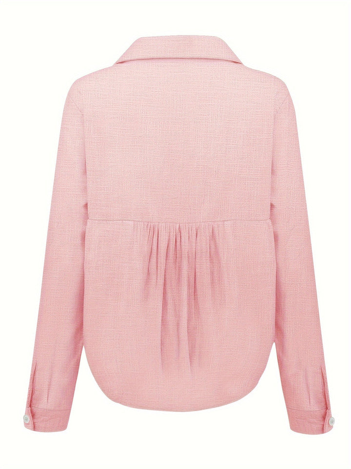 Rowena - Blusa transparente con flecos