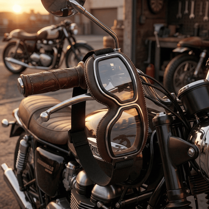 Alaric - Lentes vintage para motocicleta