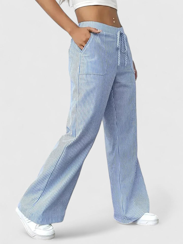 Chelsea - Pantalones con cordón ajustable de tacto suave