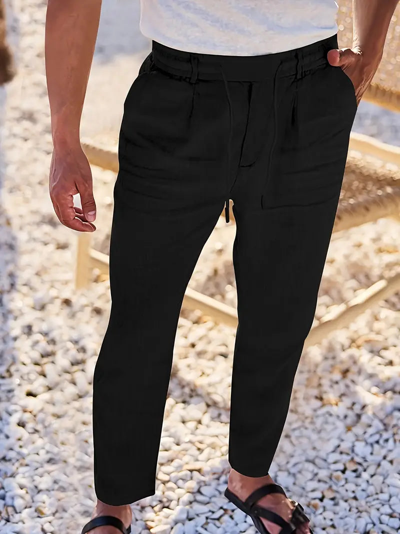 Daxon - Pantalones casuales elegantes