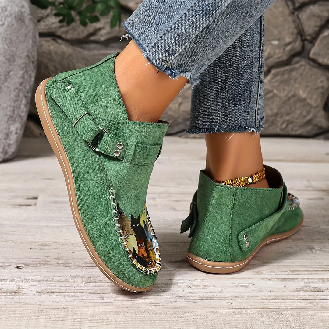Cara - Mocasines cómodos con detalle de hebilla
