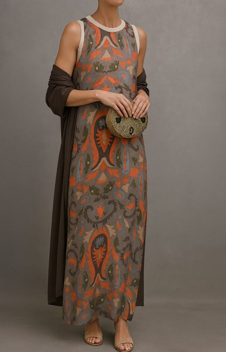 Arlisse - Conjunto premium de dos piezas: vestido y chaleco
