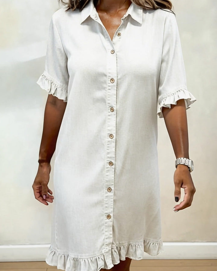 Kirella - Vestido camisero con botonadura frontal
