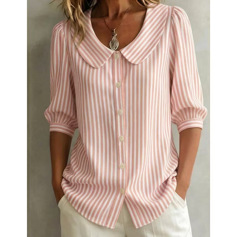 Caitlin - Camisa de lino transpirable