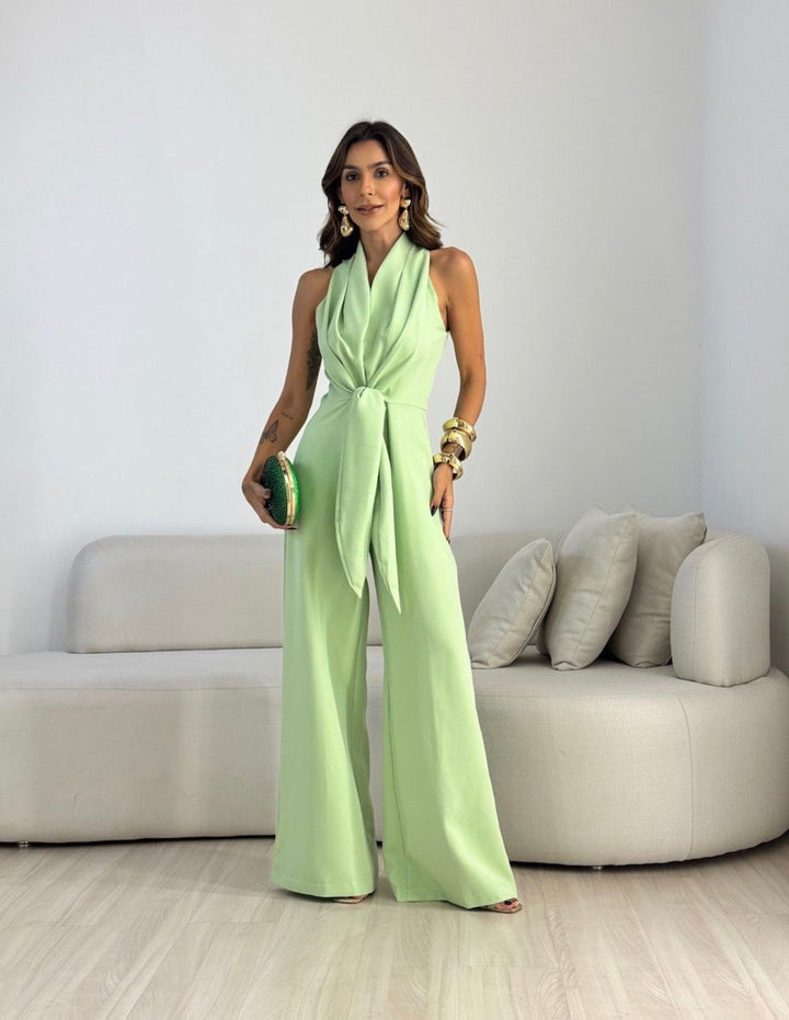 Ismerie - Jumpsuit fluido de pierna ancha