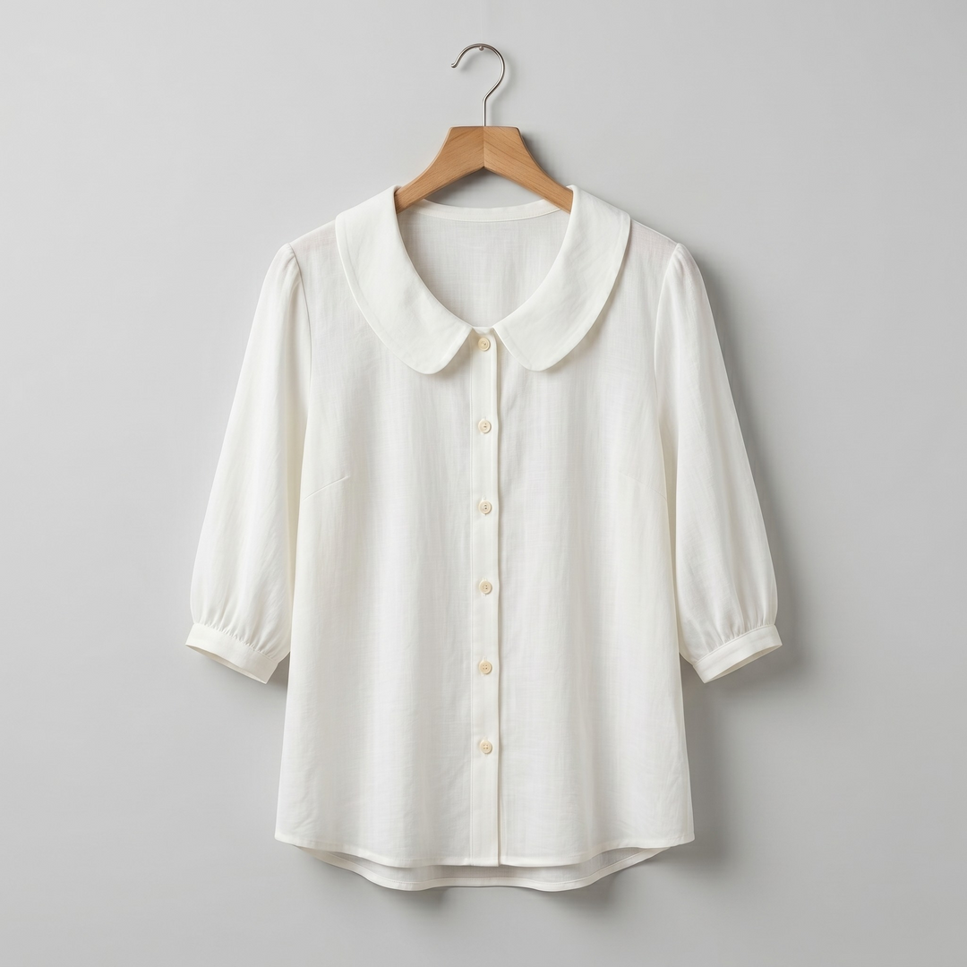 Phaelyn - Blusa ligera con cuello redondo