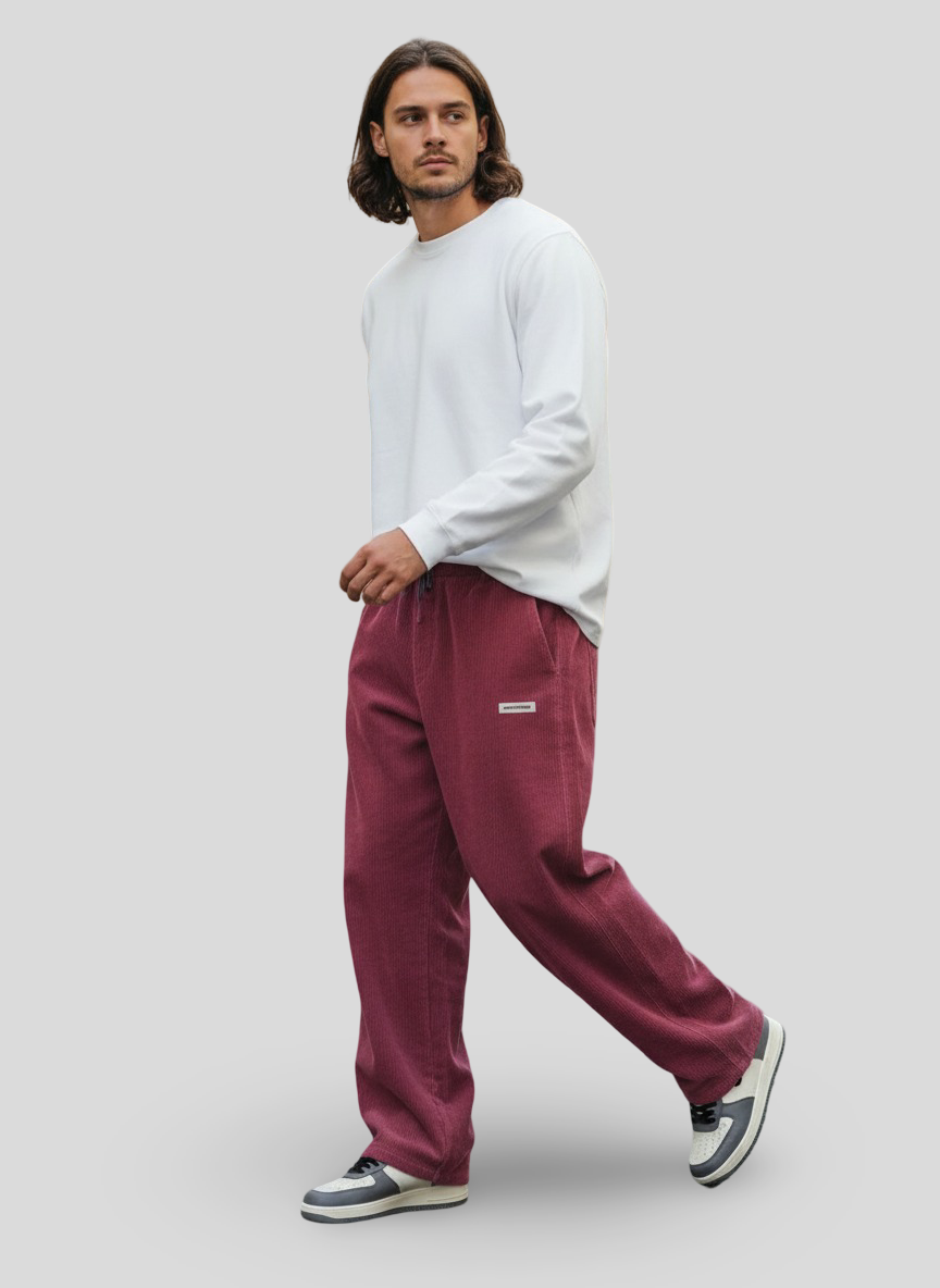 Zaylor - Pantalón de pierna ancha de tacto suave