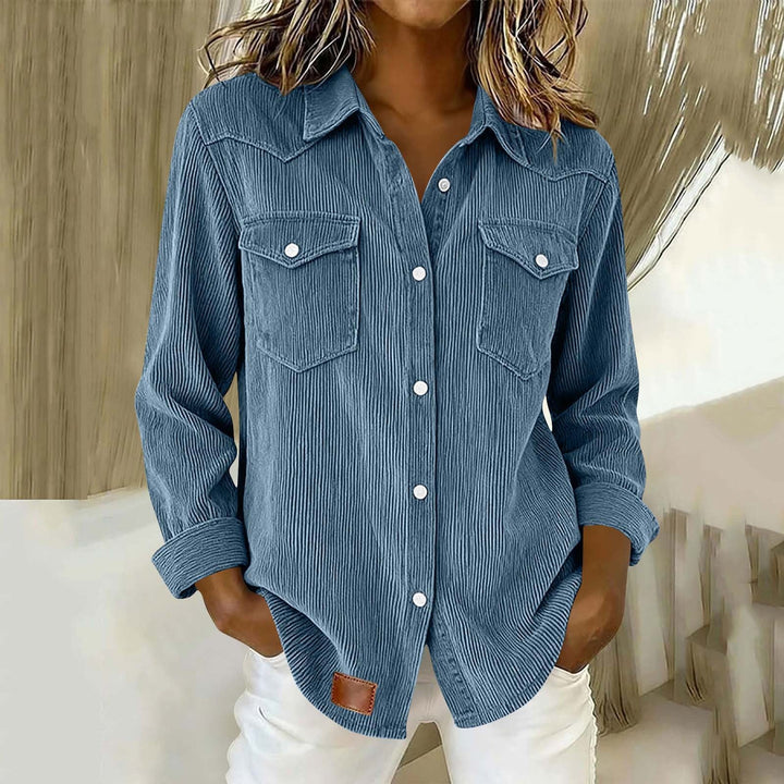 Loredana - Camisa abotonada de tacto suave