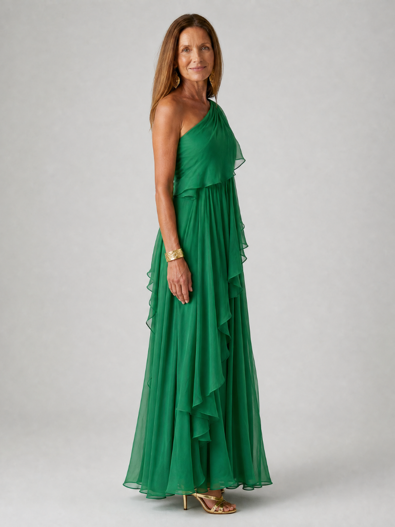 Katriana - Maxivestido con olanes de tacto suave