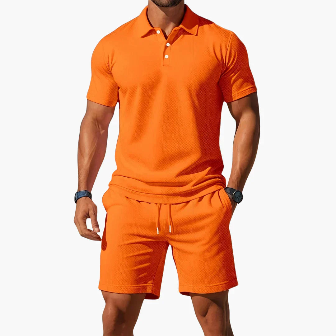 Damian - Conjunto con polo transpirable