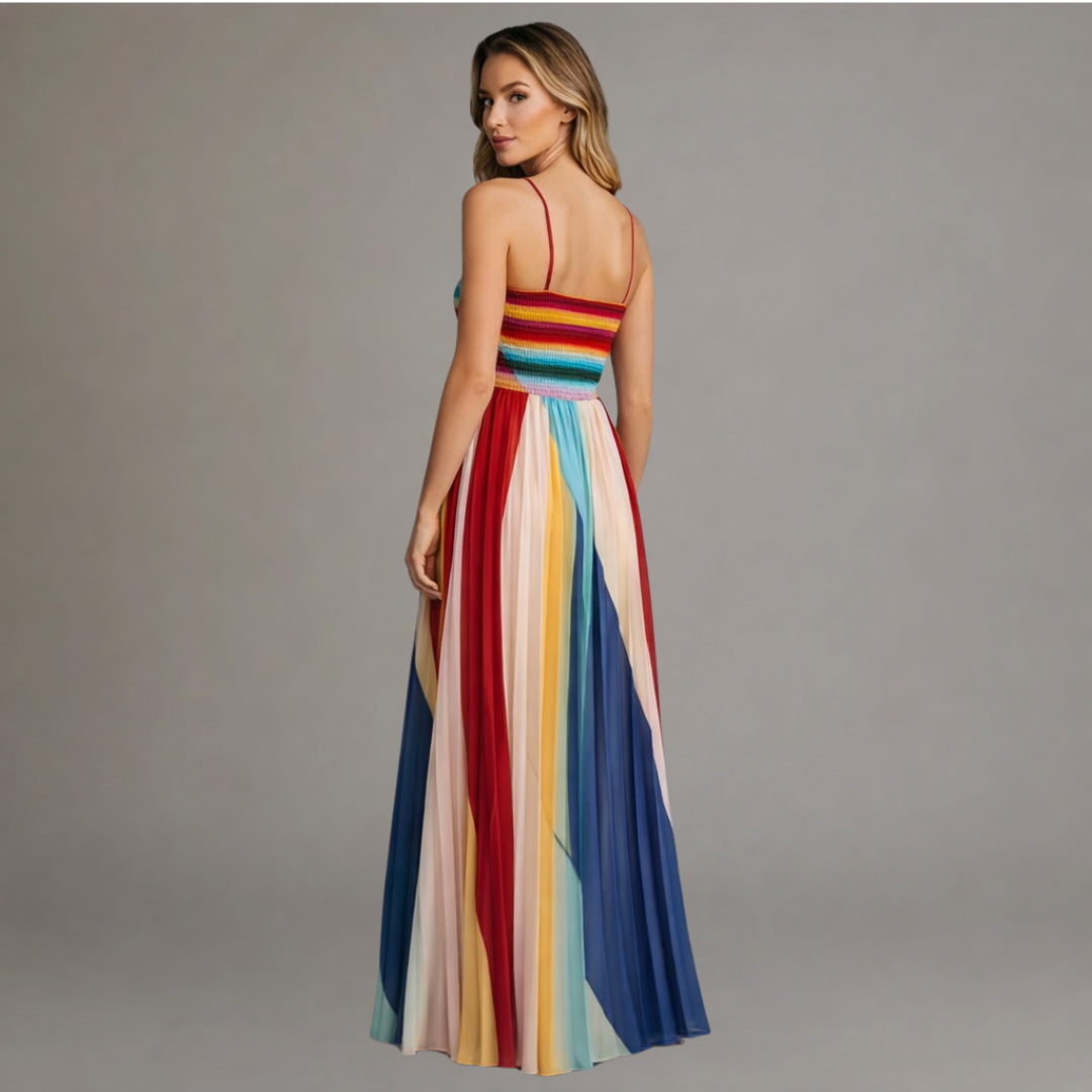 Alvera - Vestido maxi de tacto suave