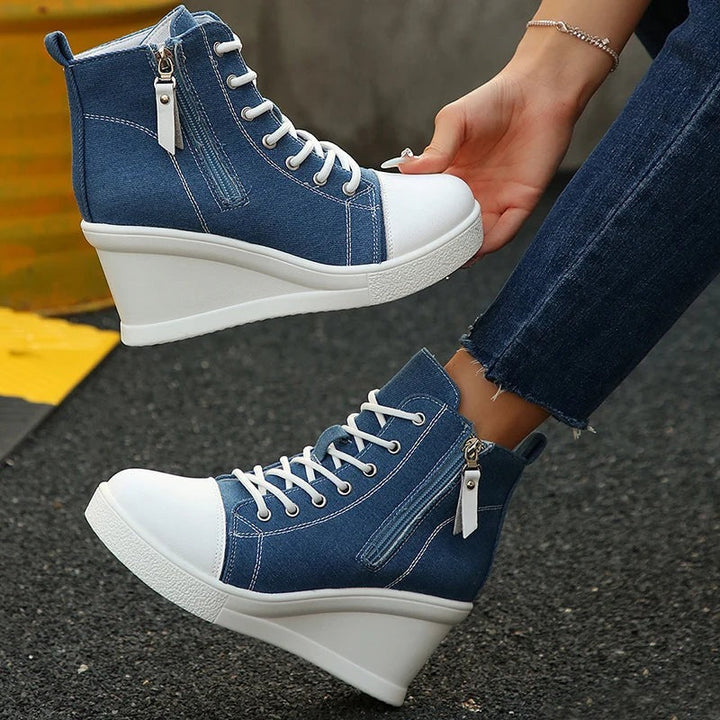 Harper - Zapatillas de plataforma esculpida