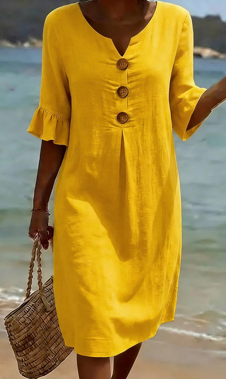 Jonquil - Vestido casual con botones al frente